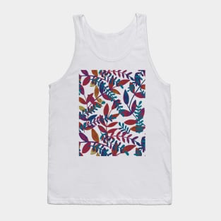 Watercolor branches - multicolor Tank Top